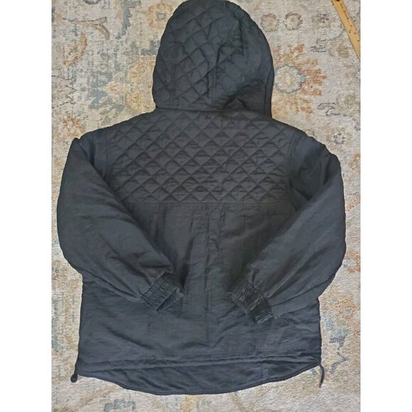 Express EXP 2000 Jacket Mens Small Black 90s Y2k Vintage Pullover Nylon Baggy - Picture 14 of 14